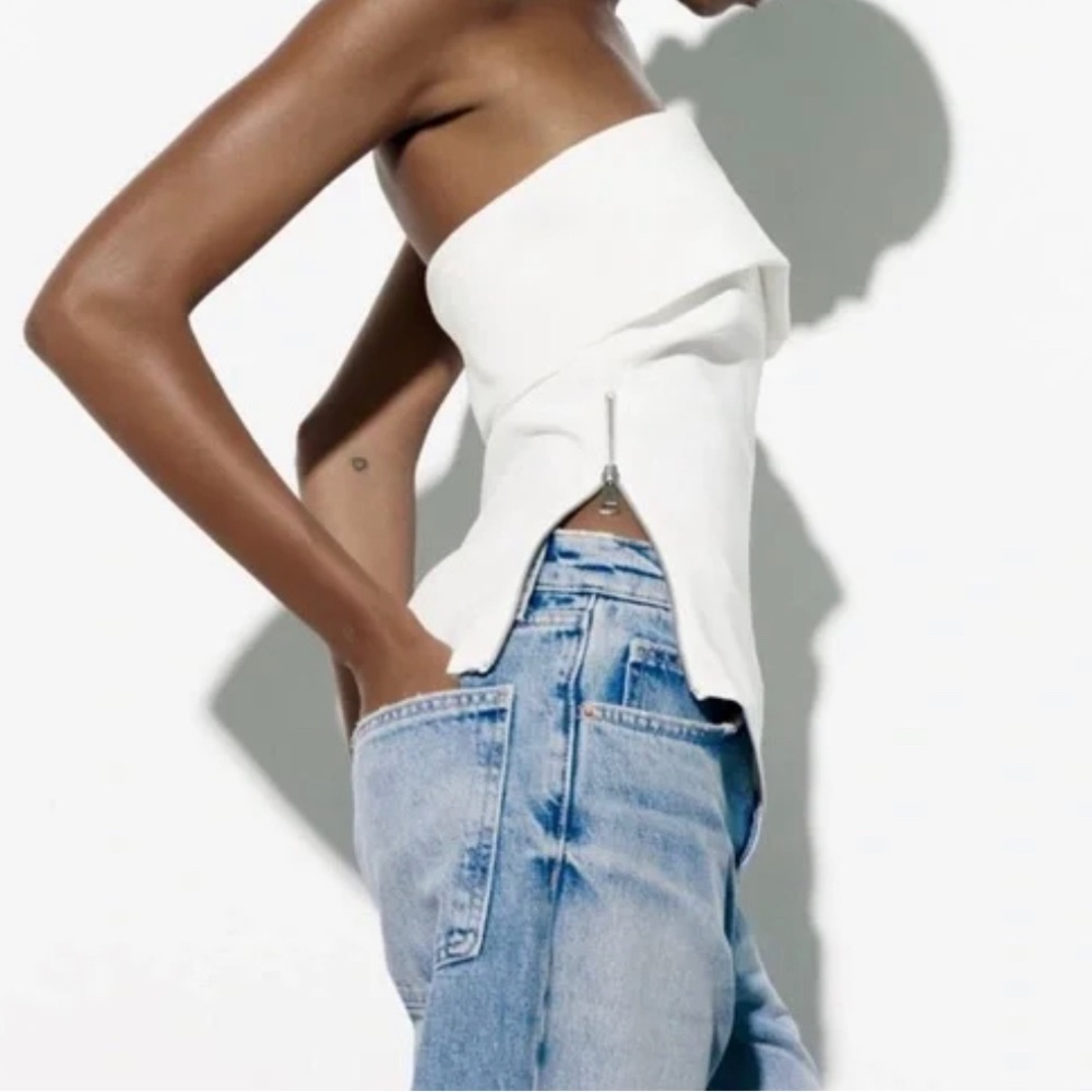 Zara strapless top